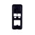 Lcd Frame Middle Chassis For Microsoft Nokia 222 Dual Sim Black By - Maxbhi Com