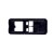 Lcd Frame Middle Chassis For Microsoft Nokia 222 Dual Sim Black By - Maxbhi Com
