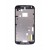 Lcd Frame Middle Chassis For Motorola Moto G 2nd Gen Dual Sim Black By - Maxbhi Com