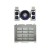 Keypad For Sony Ericsson S500 - Silver & Purple
