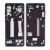 Lcd Frame Middle Chassis For Motorola Edge Magenta By - Maxbhi Com