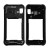 Lcd Frame Middle Chassis For Samsung Galaxy J1 2016 4 5 Inch Black By - Maxbhi Com