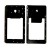 Lcd Frame Middle Chassis For Huawei Ascend Mate Black By - Maxbhi Com