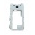 Lcd Frame Middle Chassis For Samsung C3592 With Dual Sim Silver By - Maxbhi Com