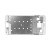 Lcd Frame Middle Chassis For Meizu Pro 6 Plus 128gb Silver By - Maxbhi Com