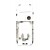Lcd Frame Middle Chassis For Nokia 6070 White By - Maxbhi Com