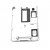 Lcd Frame Middle Chassis For Nokia N92 Silver By - Maxbhi Com