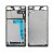 Lcd Frame Middle Chassis For Sony Ericsson Xperia Z3 D6603 White By - Maxbhi Com