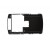 Lcd Frame Middle Chassis For Blackberry 8830 World Edition Black By - Maxbhi Com
