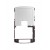 Lcd Frame Middle Chassis For Blackberry 8830 World Edition White By - Maxbhi Com