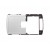 Lcd Frame Middle Chassis For Blackberry 8830 World Edition White By - Maxbhi Com