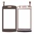 Touch Screen Digitizer For Lg Xenon Gr500 Black By - Maxbhi Com