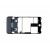 Lcd Frame Middle Chassis For Sony Ericsson W205 Black By - Maxbhi Com