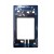 Lcd Frame Middle Chassis For Lenovo Tab 2 A8 Lte 16gb Blue By - Maxbhi Com