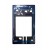 Lcd Frame Middle Chassis For Lenovo Tab 2 A8 Wifi 8gb Black By - Maxbhi Com