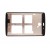 Lcd Frame Middle Chassis For Lg G Pad 7 0 Lte White By - Maxbhi Com