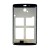LCD Frame Middle Chassis for LG G Pad 7.0 V400 White