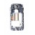 Lcd Frame Middle Chassis For Nokia 6680 Silver By - Maxbhi Com