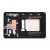 Lcd Frame Middle Chassis For Asus Memo Pad Hd7 8 Gb White By - Maxbhi Com