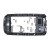 Lcd Frame Middle Chassis For Nokia Asha 306 White By - Maxbhi Com