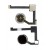 Home Button Complete For Apple Ipad Air 2 Black By - Maxbhi Com