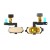 Home Button Complete For Samsung Galaxy On Max Gold By - Maxbhi Com