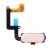 Home Button Complete For Samsung Galaxy A3 2016 Pink By - Maxbhi Com