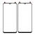 Replacement Front Glass For Oppo F17 Black By - Maxbhi Com