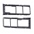 Sim Card Holder Tray For Samsung Galaxy F41 Black - Maxbhi Com