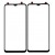 Replacement Front Glass For Realme Narzo 20 Black By - Maxbhi Com