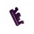 Power Button Outer For Motorola One Zoom Purple By - Maxbhi Com