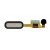 Home Button Complete For Samsung Smt110 Black By - Maxbhi Com