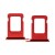 Sim Card Holder Tray For Apple Iphone 12 Red - Maxbhi Com