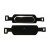 Home Button Outer For Samsung Smt335 Black By - Maxbhi Com
