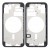 Lcd Frame Middle Chassis For Apple Iphone 12 Black By - Maxbhi Com