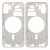 Lcd Frame Middle Chassis For Apple Iphone 12 White By - Maxbhi Com