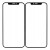 Replacement Front Glass For Apple Iphone 12 Black By - Maxbhi Com
