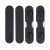 Volume Side Button Outer For Apple Iphone 12 Black By - Maxbhi Com