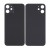 Back Panel Cover For Apple Iphone 12 Black - Maxbhi Com