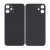 Back Panel Cover For Apple Iphone 12 Black - Maxbhi Com