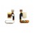 Home Button Complete For Xiaomi Mi 5c Gold By - Maxbhi Com