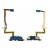 Home Button Complete For Samsung Galaxy Alpha S801 Blue By - Maxbhi Com