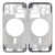 Lcd Frame Middle Chassis For Apple Iphone 12 Pro Black By - Maxbhi Com