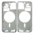 Lcd Frame Middle Chassis For Apple Iphone 12 Pro White By - Maxbhi Com