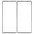 Replacement Front Glass For Lg Wing 5g Grey By - Maxbhi Com