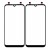 Replacement Front Glass For Lava Z66 Black By - Maxbhi Com