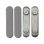 Volume Side Button Outer For Apple Iphone 12 Pro Max Grey By - Maxbhi Com