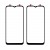 Replacement Front Glass For Lg W31 Black By - Maxbhi Com