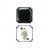 Home Button Outer For Blackberry Torch 9800 White By - Maxbhi Com