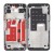Lcd Frame Middle Chassis For Huawei Nova 7 Se 5g Youth Black By - Maxbhi Com
